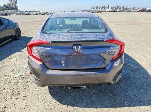 2HGFC2F81LH549475 2020 HONDA CIVIC Gray უკანა ხედი