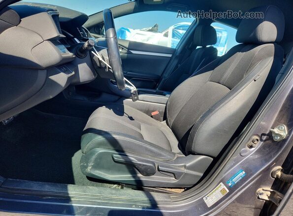 2HGFC2F81LH549475 2020 HONDA CIVIC Gray წინა სალონის ხედი