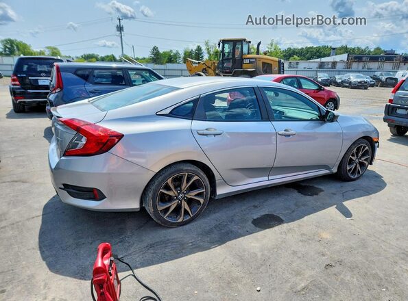 2HGFC2F81LH581293 2020 HONDA CIVIC Серебряный Задняя правая четверть