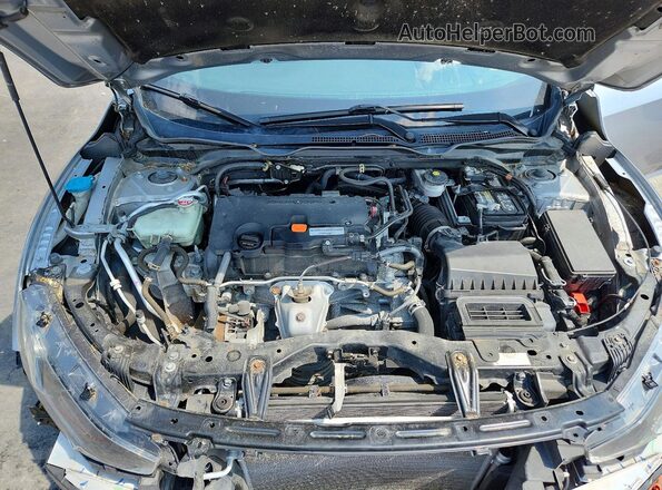 2HGFC2F81LH581293 2020 HONDA CIVIC Серебряный Вид задней части салона