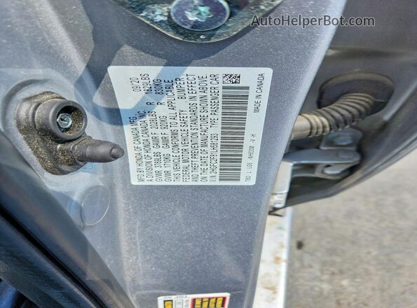 2HGFC2F81LH581293 2020 HONDA CIVIC Серебряный Вид подкапотного пространства