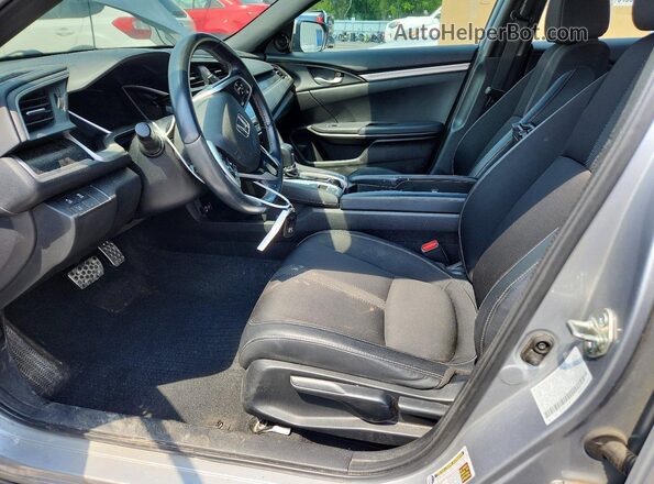 2HGFC2F81LH581293 2020 HONDA CIVIC Серебряный Вид салона спереди