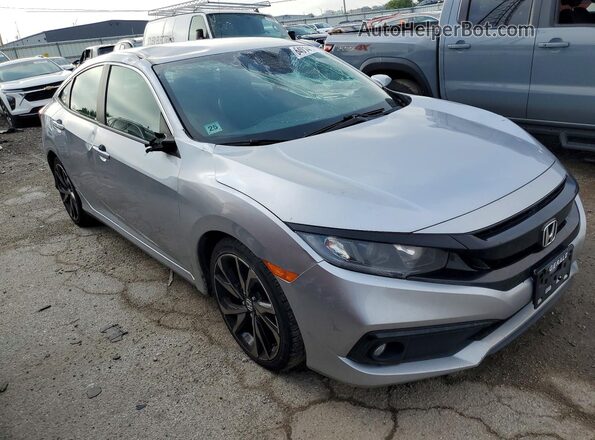 2HGFC2F81LH589992 2020 HONDA CIVIC Silver წინა მარჯვენა