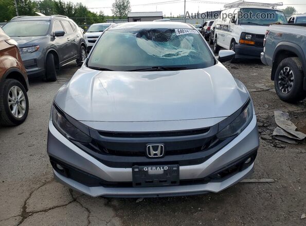 2HGFC2F81LH589992 2020 HONDA CIVIC Silver წინა ხედი