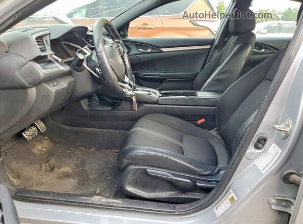 2HGFC2F81LH589992 2020 HONDA CIVIC Silver წინა სალონის ხედი