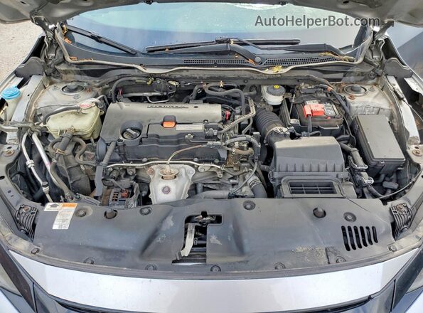 2HGFC2F81LH589992 2020 HONDA CIVIC Silver უკანა სალონის ხედი