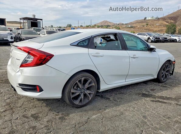 2HGFC2F81LH601221 2020 HONDA CIVIC Белый Задняя правая четверть
