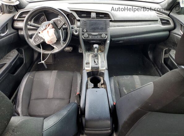 2HGFC2F81LH601221 2020 HONDA CIVIC Белый Вид панели приборов