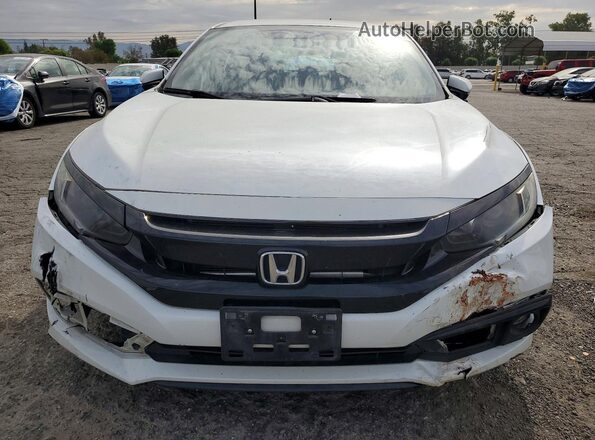2HGFC2F81LH601221 2020 HONDA CIVIC Белый Вид спереди