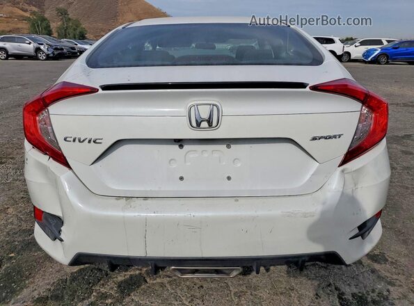 2HGFC2F81LH601221 2020 HONDA CIVIC Белый Вид сзади