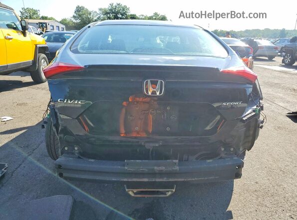 2HGFC2F81MH508135 2021 HONDA CIVIC Black Rear view