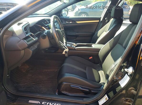 2HGFC2F81MH508135 2021 HONDA CIVIC Black Front interior view