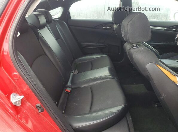 2HGFC2F81MH545900 2021 HONDA CIVIC Red Vista de los asientos traseros