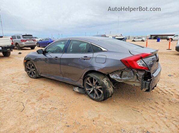 2HGFC2F81MH548232 2021 HONDA CIVIC Charcoal უკანა მარცხენა