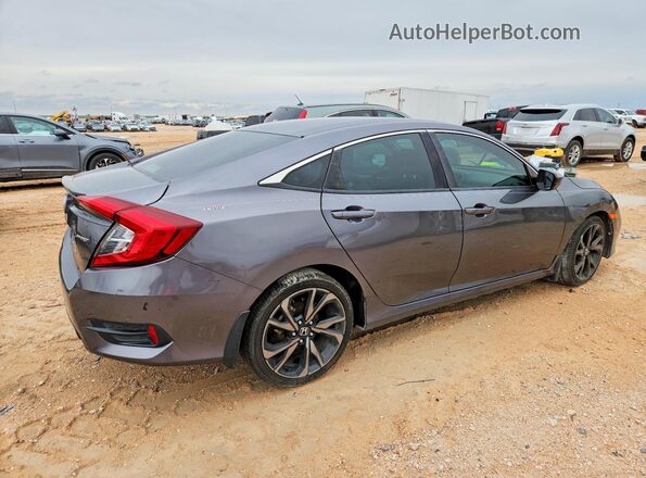 2HGFC2F81MH548232 2021 HONDA CIVIC Charcoal უკანა მარჯვენა