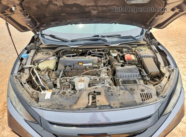 2HGFC2F81MH548232 2021 HONDA CIVIC Charcoal უკანა სალონის ხედი