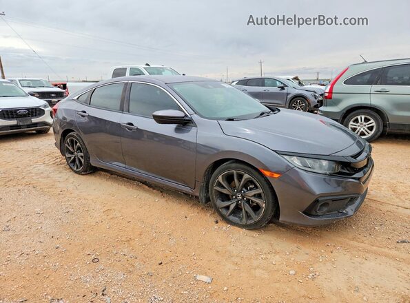 2HGFC2F81MH548232 2021 HONDA CIVIC Charcoal წინა მარჯვენა