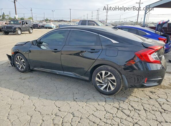 2HGFC2F82GH500582 2016 HONDA CIVIC Black Tył lewy