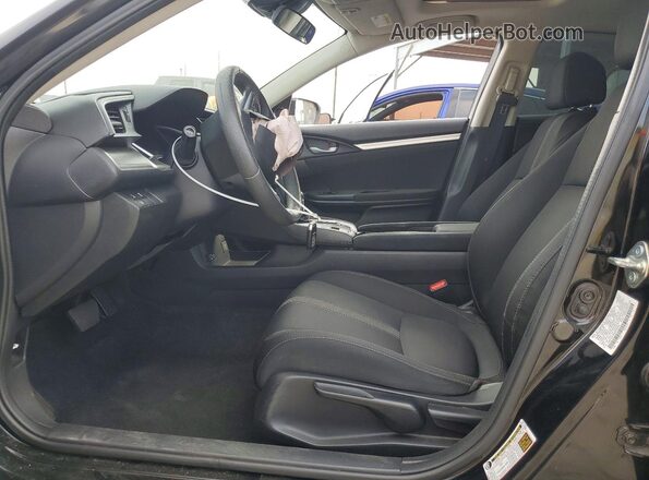 2HGFC2F82GH500582 2016 HONDA CIVIC Black Widok wnętrza z przodu