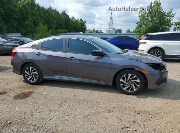 2HGFC2F82HH041300 2017 HONDA CIVIC Charcoal Przód prawy