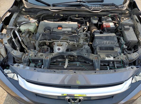 2HGFC2F82HH041300 2017 HONDA CIVIC Charcoal Widok wnętrza z tyłu