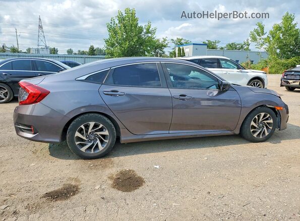 2HGFC2F82HH041300 2017 HONDA CIVIC Charcoal Tył prawy