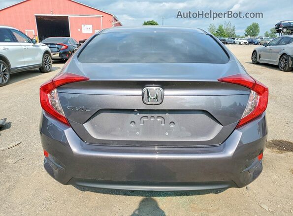 2HGFC2F82HH041300 2017 HONDA CIVIC Charcoal Widok z tyłu