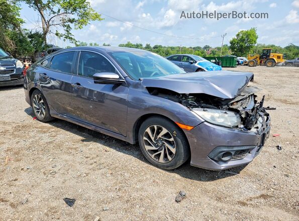 2HGFC2F82HH530635 2017 HONDA CIVIC Gray Przód prawy