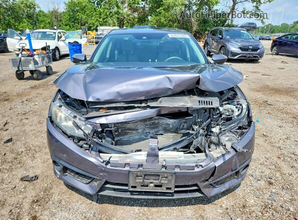 2HGFC2F82HH530635 2017 HONDA CIVIC Gray Widok z przodu