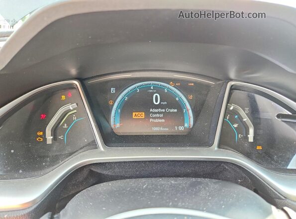 2HGFC2F82HH530635 2017 HONDA CIVIC Gray Widok zestawu wskaźników