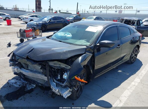 2HGFC2F82KH541125 2019 HONDA CIVIC Black Front view