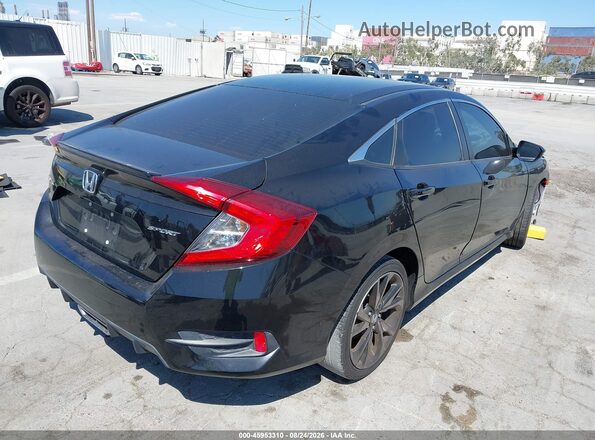 2HGFC2F82KH541125 2019 HONDA CIVIC Black Rear right