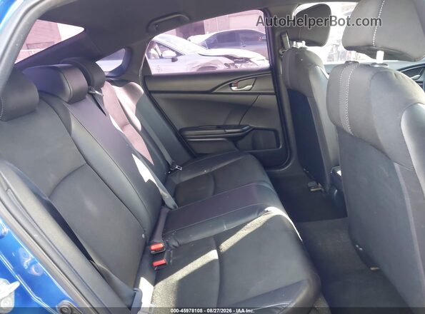 2HGFC2F82KH554991 2019 HONDA CIVIC Blue VIN კოდის სტიკერის ხედი
