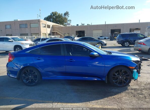 2HGFC2F82KH554991 2019 HONDA CIVIC Blue სალონის 360-გრადუსიანი ხედი