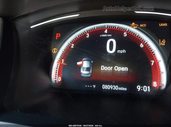 2HGFC2F82KH554991 2019 HONDA CIVIC Blue 