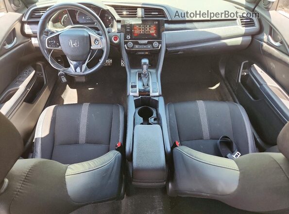 2HGFC2F82KH581298 2019 HONDA CIVIC White Dashboard view