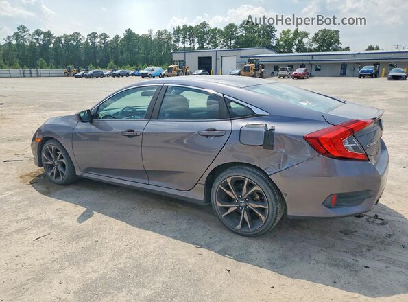 2HGFC2F82KH589501 2019 HONDA CIVIC Gray Задня ліва чверть