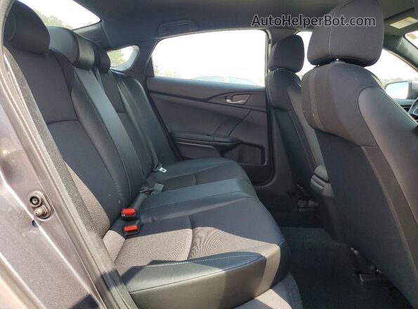 2HGFC2F82KH589501 2019 HONDA CIVIC Gray Вид задніх сидінь