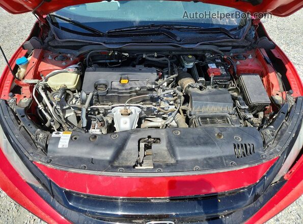 2HGFC2F82KH593127 2019 HONDA CIVIC Red Rear interior view