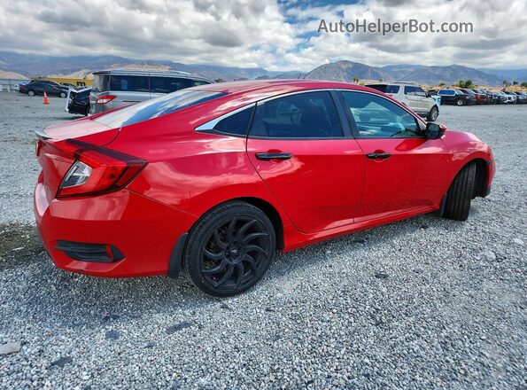 2HGFC2F82KH593127 2019 HONDA CIVIC Red Rear right