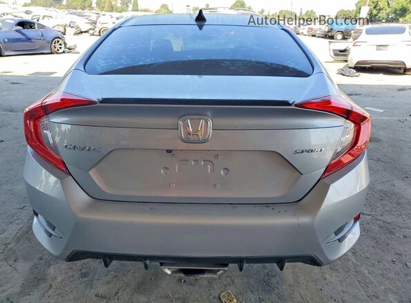 2HGFC2F82LH530661 2020 HONDA CIVIC Silver Вид ззаду
