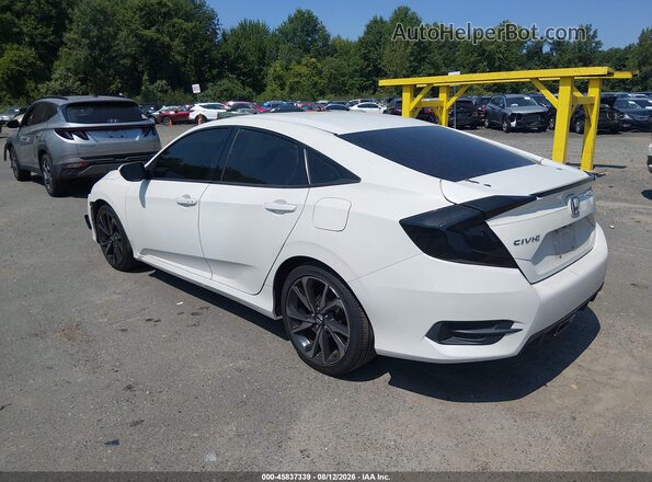 2HGFC2F82LH534158 2020 HONDA CIVIC White Rear left