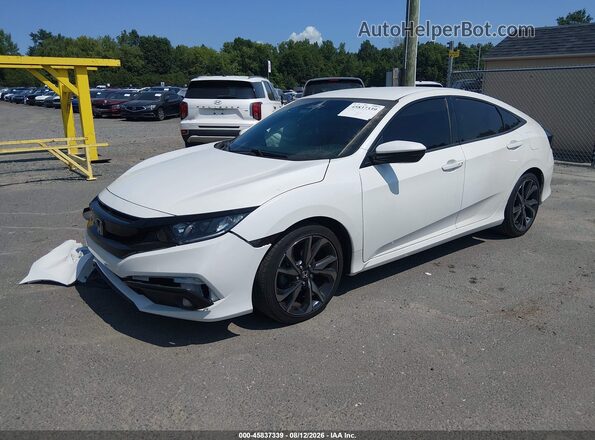 2HGFC2F82LH534158 2020 HONDA CIVIC White Front left