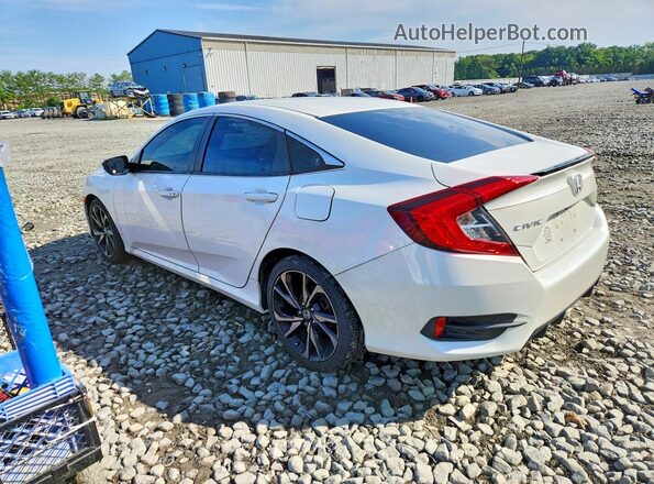 2HGFC2F82LH545130 2020 HONDA CIVIC White Trasero izquierdo
