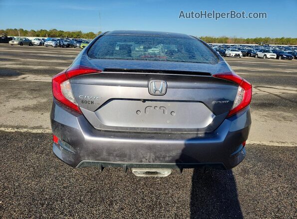 2HGFC2F82LH549467 2020 HONDA CIVIC Gray Widok z tyłu