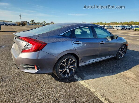 2HGFC2F82LH549467 2020 HONDA CIVIC Gray Tył prawy