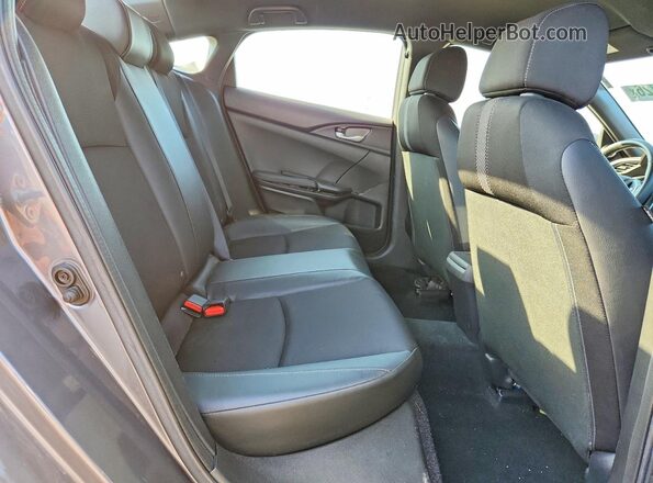 2HGFC2F82LH549467 2020 HONDA CIVIC Gray Widok tylnych siedzeń