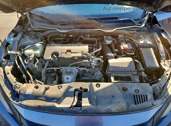 2HGFC2F82LH549467 2020 HONDA CIVIC Gray Widok wnętrza z tyłu