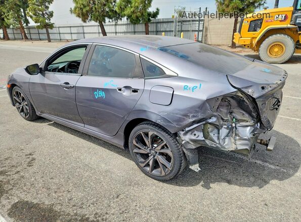 2HGFC2F82MH535201 2021 HONDA CIVIC Gray უკანა მარცხენა
