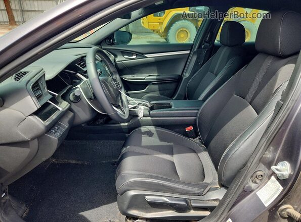 2HGFC2F82MH535201 2021 HONDA CIVIC Gray წინა სალონის ხედი